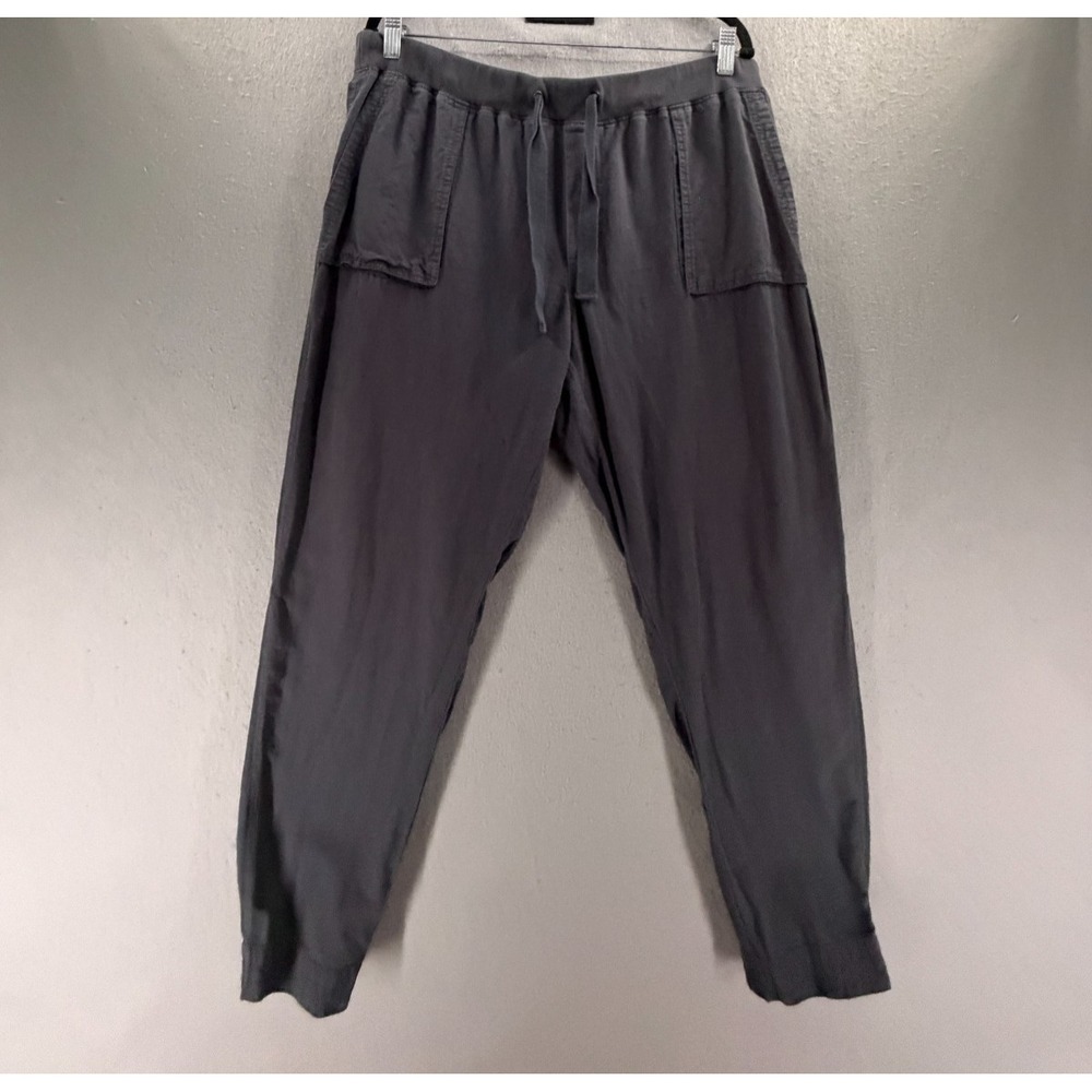 Melrose & Market Pants Women XL Linen Blend Lagenlook Coastal Minimalist Utility